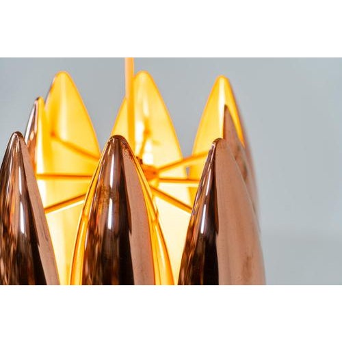 Copper Kastor Pendant Lamp by Jo Hammerborg For Sale - Image 10 of 13