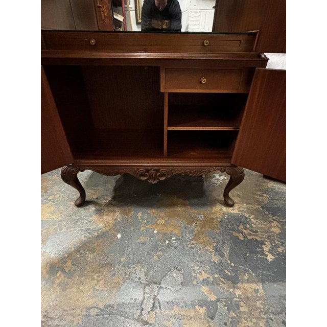 Cocktail Cabinet in Burr Walnut For Sale - Image 16 of 18