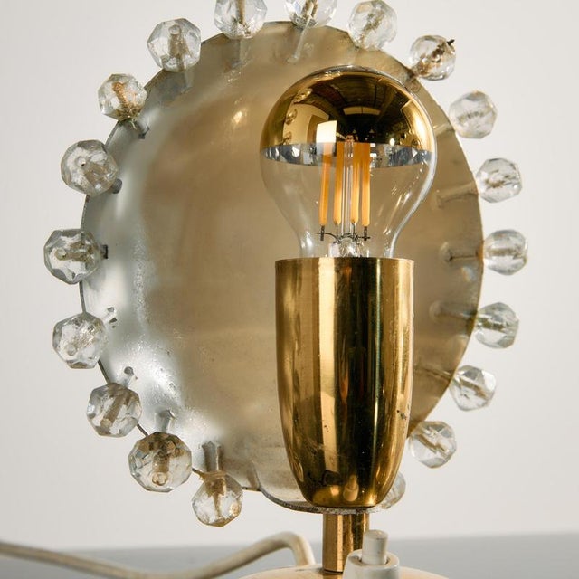 Metal Brass Table Lamps by Rupert Nikoll, 1950s, Set of 2 For Sale - Image 7 of 8