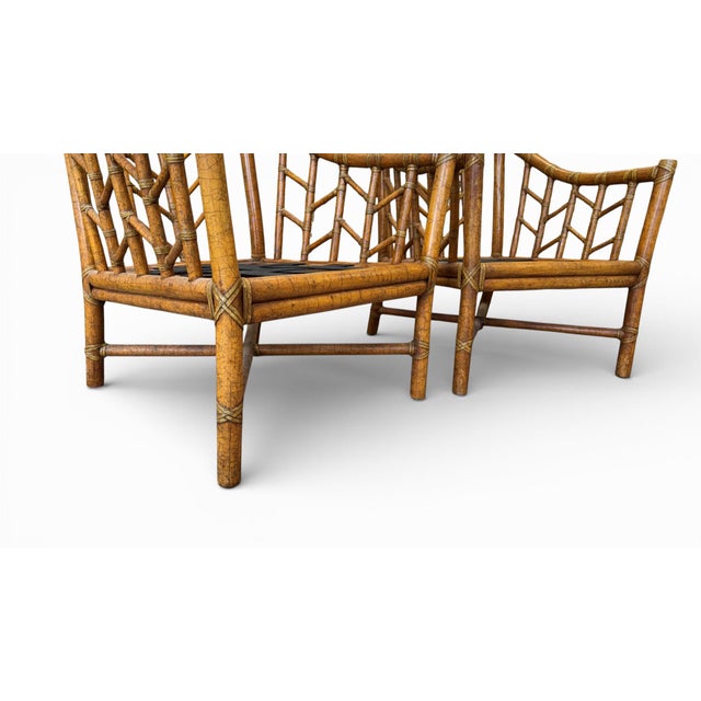 Vintage McGuire Organic Modern Lounge Chairs, a Pair For Sale - Image 11 of 16