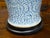 A Chinese blue and white Double Happiness temple jar from the early 20th century, mounted as a table lamp. Created in...