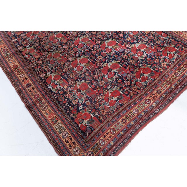 Antique Persian Afshar Rug For Sale - Image 4 of 10