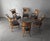 Baker Furniture Company Set of Six Antique Biedermeier Burled Walnut Dining Chairs For Sale - Image 4 of 10