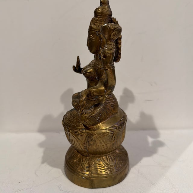 1980s Awesome Vintage Bronze Hindu Statue For Sale - Image 5 of 9