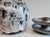 Ceramic Studio Ceramics Set of Lidded Box, Handled Vase and Two Candlesticks by Serocka, Germany, 1970s, Set of 4 For Sale - Image 7 of 15