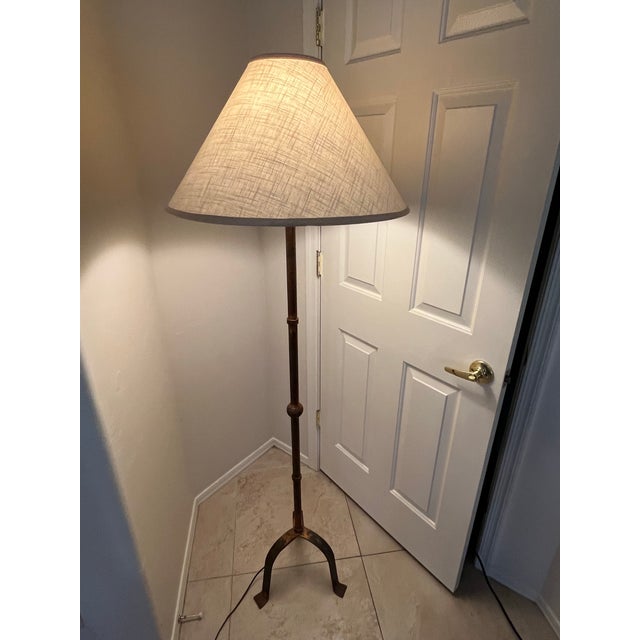 1940’s Style French Brutalist Floor Lamp For Sale In Phoenix - Image 6 of 12