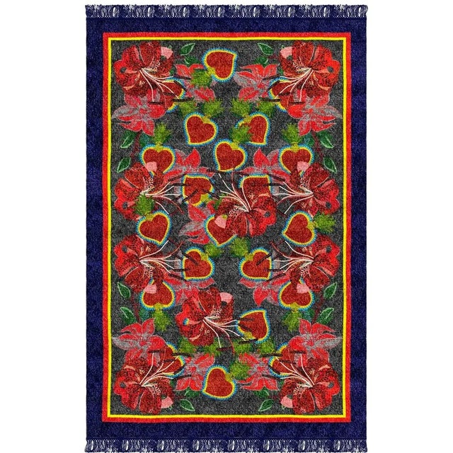 Cuori Rug III by Giulio Brambilla For Sale - Image 4 of 6