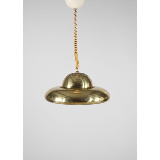 An extraordinary and highly iconic "Fior di Loto" modernist pendant light (chandelier), designed by the legendary Venetian...