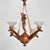 Carved Oak Chandelier, 1920s For Sale - Image 4 of 10
