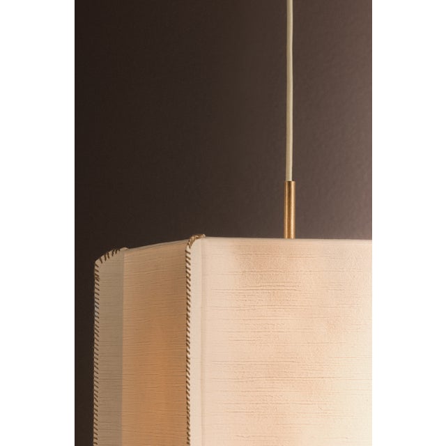 Hudson Valley Lighting Hudson Valley Lighting Louise 13 in. 1 Light Pendant in Patina Gold Leaf Finish For Sale - Image 4 of 8