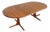 Vintage Danish Round Extendable Dining Table in Teak, 1960s For Sale