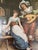 19th Century Continental European Dutch Style Interior Tavern Genre Scene Painting, Signed For Sale - Image 14 of 16