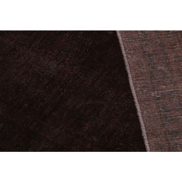 Textile Vintage Persian Rug in Brown by Rug & Kilim For Sale - Image 7 of 7