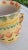 Ceramic Mid 20th Century Italian, Hand Painted Small Ceramic Vase For Sale - Image 7 of 9