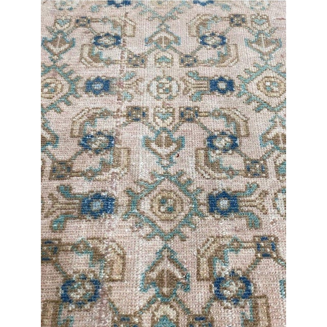 Textile 1960s Vintage Old Persian Hamedan Runner Rug 3x13 For Sale - Image 7 of 10