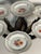 1950s Bronze Centrepiece Artichoke Leaves With Shuman Reticulated Porcelain Plates - 8 pcs For Sale In Miami - Image 6 of 7