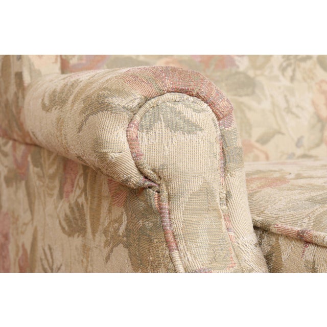 Queen Anne Floral Wingback Chairs by Rowe Furniture a Pair Chairish