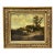 European School, 19th C Oil on Board Depicting Cows at Watering Hole For Sale