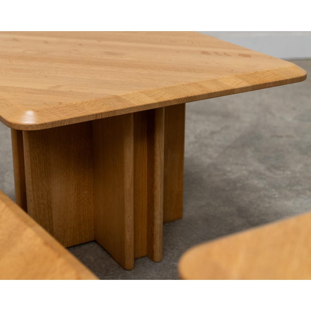 Nesting Tables in Light Oak, 1980s, Set of 3 For Sale - Image 9 of 10
