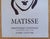 Modern Original Exhibition Poster, National Library, Paris after Henri Matisse, 1981 For Sale - Image 3 of 8