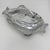 Metal Vintage Sculptural Cast Aluminum Double Fish Serving Platter For Sale - Image 7 of 7