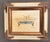 Wood Pair of Vintage Consuelo Gamboa Bath Display Framed Canvas Prints in Ornate Antiqued Gold Frames| French Country Bathroom Wall Art For Sale - Image 7 of 12