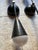 Mid-Century Modern Apparatus Studio Blackened Brass Triad 2 Wall Sconces - a Pair For Sale - Image 3 of 16