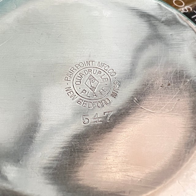 Antique Victorian Quadruple Silverplate Butter Cooler With Cow Finial For Sale - Image 10 of 10