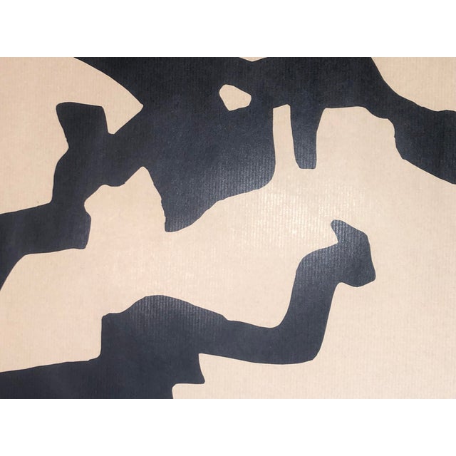 Eduardo Chillida, Marble and Lead, 1982, Offset Lithograph on Kraft Paper For Sale - Image 6 of 13