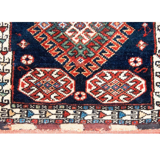 Tribal Early 20th Century Persian Qashqai Rug For Sale - Image 3 of 16