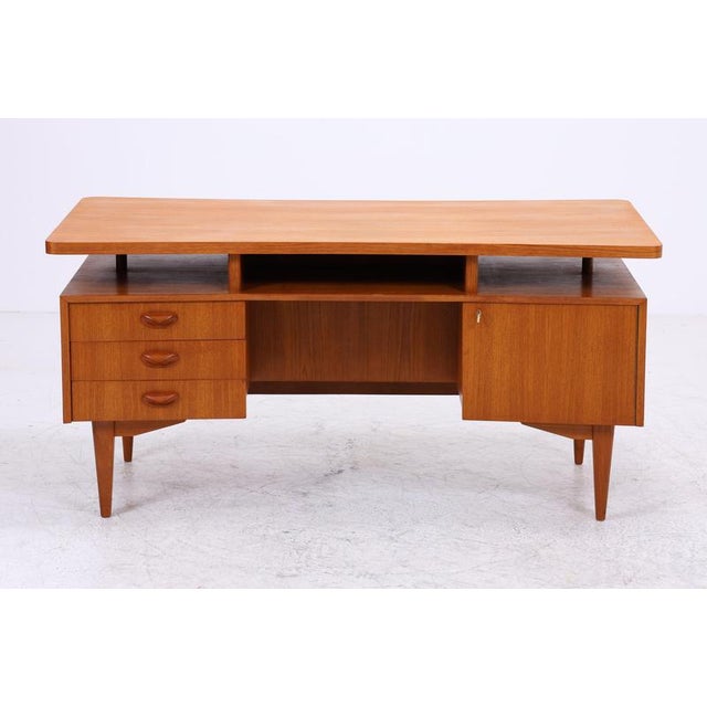 Mid-Century Danish Desk, 1960s For Sale - Image 3 of 18