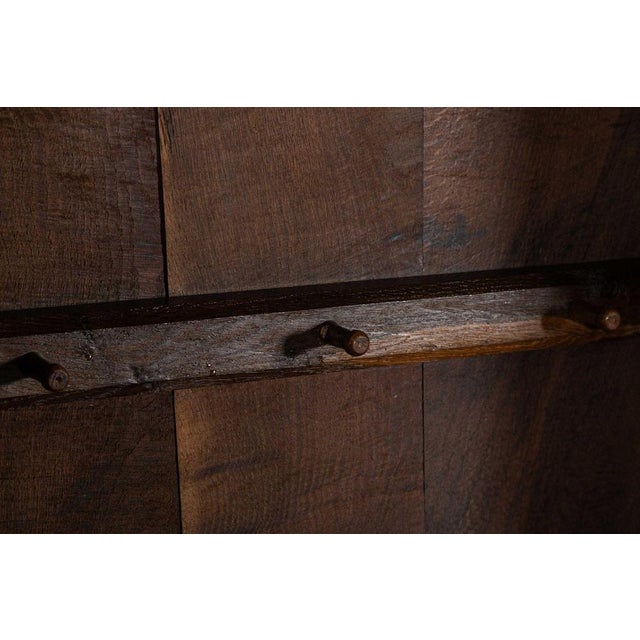 Large 18th Century English Oak Livery Cupboard, 1770s For Sale - Image 15 of 18