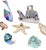 Ceramic Set of Ten Herend Porcelain Aquatic Animal Figurines. Hungary, 20th Century. For Sale - Image 7 of 9
