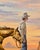 Mark Downey - The Sunset Cowboy & His Horse - Oil Painting For Sale In Los Angeles - Image 6 of 9