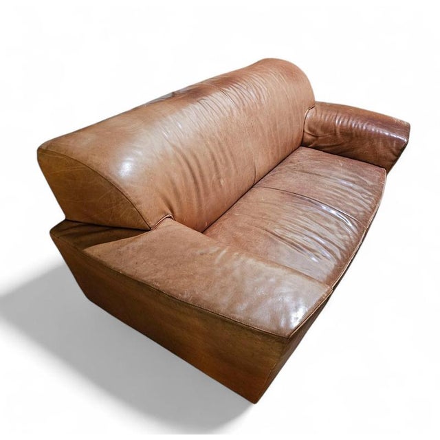 Brown Corvette Sofa by Gerard van den Berg for Montis For Sale - Image 8 of 9