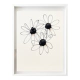 "Three Daisies" Original Mixed-Media Painting by Jake Poser, Framed For Sale