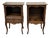 Louis XV Style Oak Bedside Tables, 1950s, Set of 2 For Sale