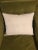 Contemporary Emdee “Velluto Porto” Green Velvet & Linen Pillow For Sale In New Orleans - Image 6 of 8