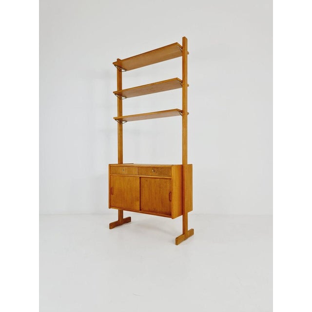 Danish Freestanding Bookshelf System in Oak by Bengt Ruda, 1960s For Sale - Image 6 of 11