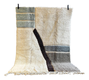 Large Moroccan Beni Ouarain Rug in Wool, 2010s