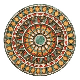 Ceramic Plate by Roland Zobel, 1960s For Sale