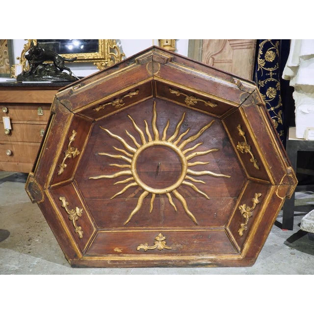 18th Century Italian Walnut Wood Pulpit Canopy For Sale In Dallas - Image 6 of 13