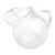 Vintage Clear Depression Glass Pitcher or Vase For Sale