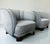 Incredibly comfortable and beautifully crafted pair of Danish lounge chairs, perfectly capturing the spirit of 1940s...
