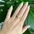 Antique Trilogy Gold Pearl Diamond Ring, Size 7.75 For Sale - Image 4 of 7