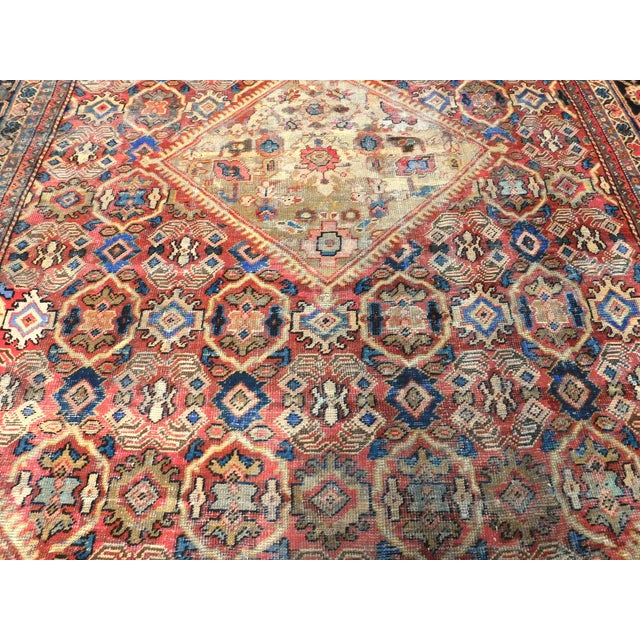 Antique Persian Mahal Rug. 9'6"x 13' For Sale - Image 12 of 18