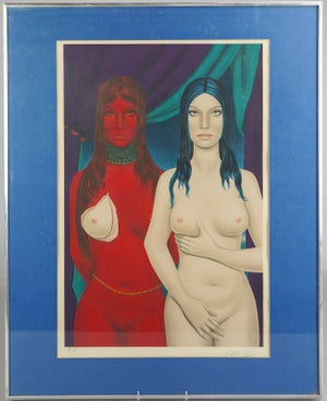 Mid 20th Century Felix Labisse "Les Filles De Loth"