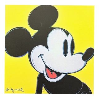After Andy Warhol, Mickey Mouse Yellow, 1980s, Print For Sale