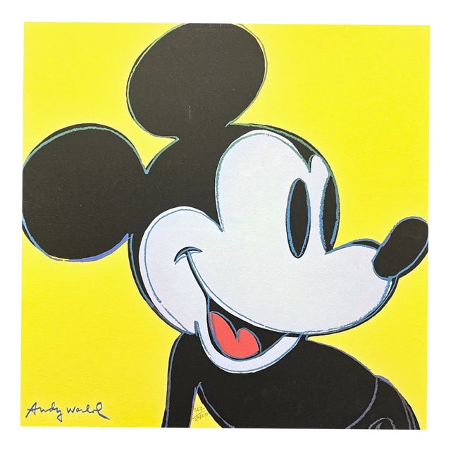 After Andy Warhol, Mickey Mouse Yellow, 1980s, Print For Sale