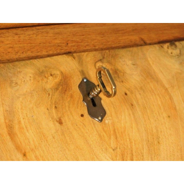 Biedermeier Walnut Folding Secretaire For Sale - Image 17 of 18